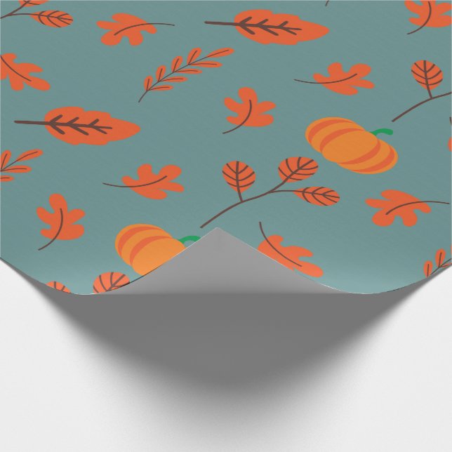 Presente Papel de Quebra Invisível: Folhas e Bombeiros (Ponta)