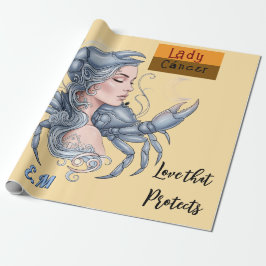 Presente Papel de regalo Lady Cáncer – Envuelve con energía