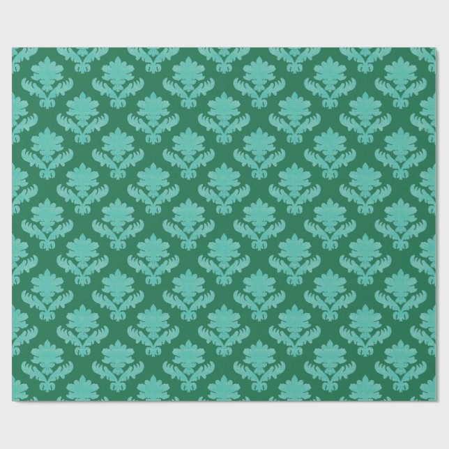 Presente Papel de seda Tapeçaria Francesa Verde Menta  (Aberto)
