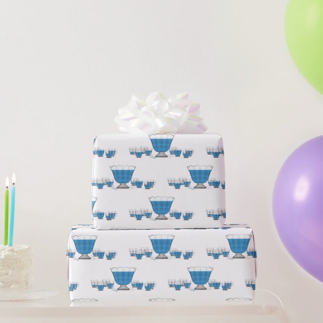 Presente Papel de Tecido de Casamento do Crystal Punch Bowl (Presentes para festas)