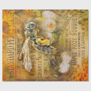 Presente Papel de Tecido de Decoupage de Bebês
