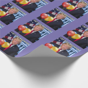 PRESENTE PAPEL DE TRUMP GO BRANDON DE NAVEGAÇÃO DE ANIVERSÁ