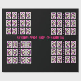 Presente Papel de Wrpping do Schnauzer