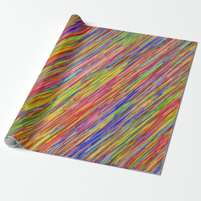 Presente Papel Design de cor deslizante provocado (Desenrolado)