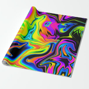 Presente Papel divertido para moldagem de neon