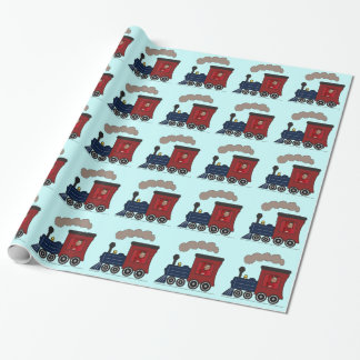 Presente Papel do envoltório de Choo Choo do trem do vapor