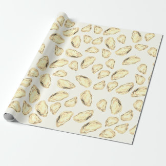 Presente Papel Dourado de empacotamento de ostras // DOURAD