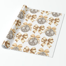 Papel Dourado de enrolamento de Arco e esfera de D