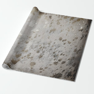 Presente Papel Dourado de invólucro metálico Impressão d