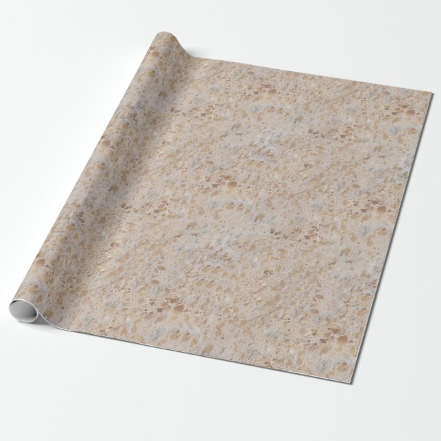 Presente Papel Dourado de invólucro metálico Impressão de d (Desenrolado)