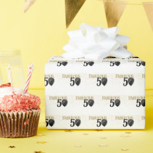 Presente Papel Dourado de vidro preto e fabuloso