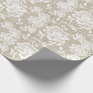 Presente Papel Elegante de quebra-cabeça e de enrolamento d