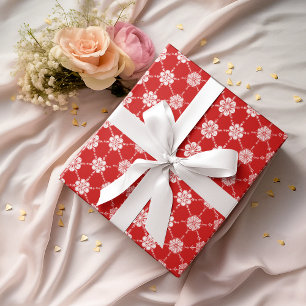Presente Papel Escandinavo de Embalagem de Natal Nórdico