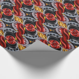 Presente Papel especial de embrulho com cores alemãs