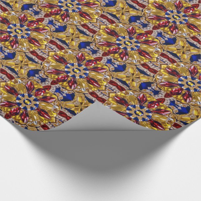 Presente Papel especial de embrulho com cores colombianas (Ponta)