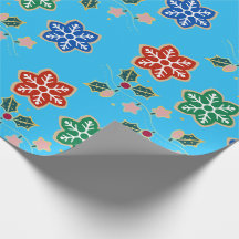 Papel Festivo de Neve Floco de Natal