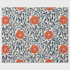 PRESENTE PAPEL FLORAL CHINÊS DE EMBALAGEM