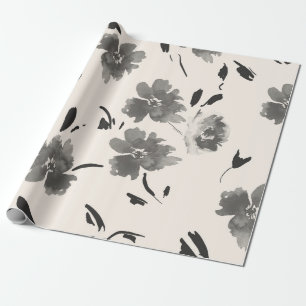 Presente Papel Floral de Enrolamento