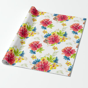 Presente Papel Floral de Mola Floral de Cor de Carga Colori