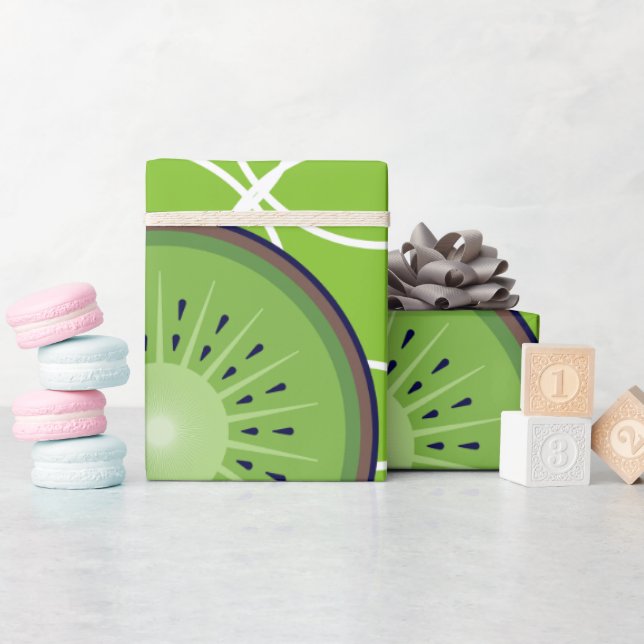 Presente Papel fresco de moldagem rápida de Kiwi (Chá de bebê)