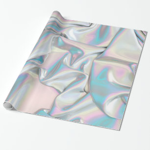 Presente Papel holográfico de empacotamento