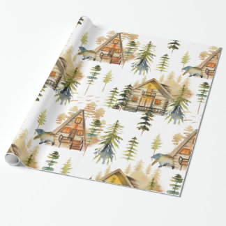 Presente Papel Nórdico, Montanha, Tema de Cabina