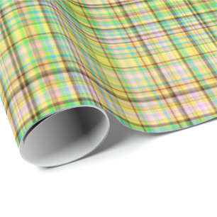 Presente Papel para embalagem de chocolate Xadrez 23-presen