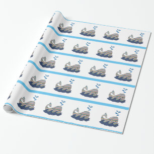 Presente Papel para enrolamento de baleias em estilhaço