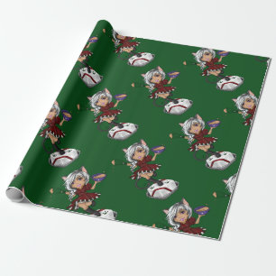 Presente Papel para enrolamento de gatos cozidos