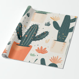 Presente Papel para moldagem de cactus para crianças