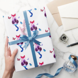 Presente Papel para moldagem de gatos