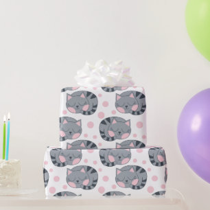 Presente Papel para moldagem de gatos com sono