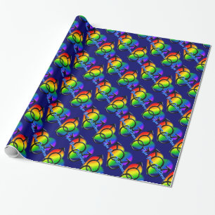 Presente Papel Personalizado de Amor de orgulho gay Wraping