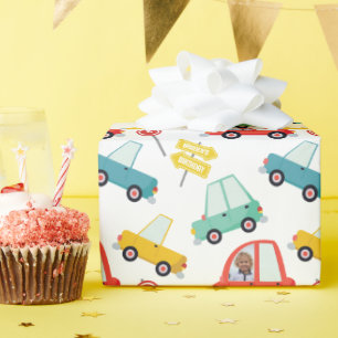 Presente Papel personalizado de empacotamento de carros fot