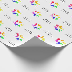Presente Papel personalizado de empacotamento de impressões