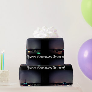 Presente Papel personalizado de empacotamento de plano turb