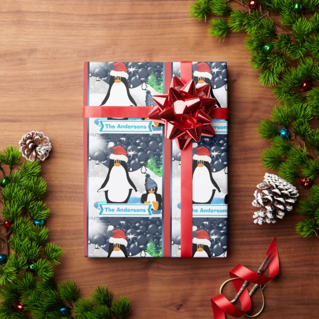 Presente Papel personalizado de moldagem de feriado de ping (Presente de Natal)