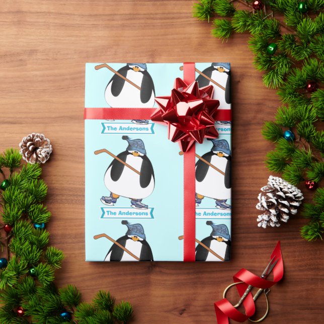 Presente Papel personalizado de moldagem de feriado de ping (Presente de Natal)