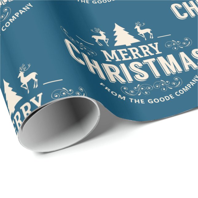 Presente Papel personalizado de moldagem de Natal personali (Ponta do rolo)