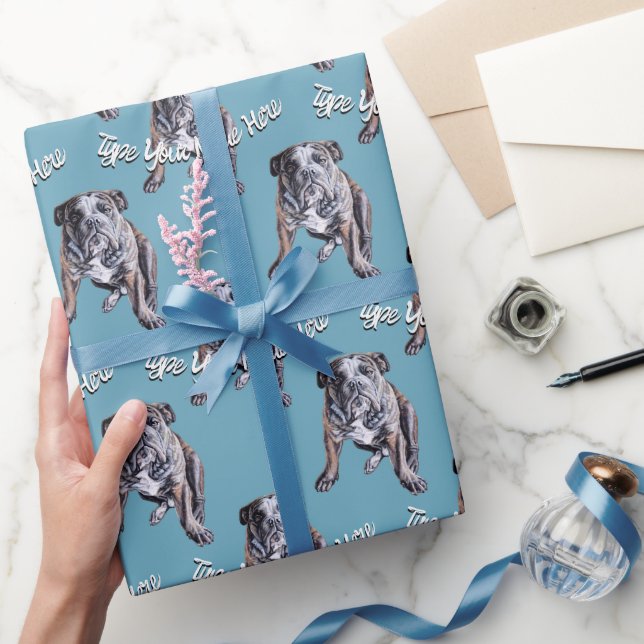 Presente Papel personalizado de moldagem de papel para cães (Presentear)