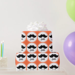 Presente Papel personalizado para empacotamento de bigode a