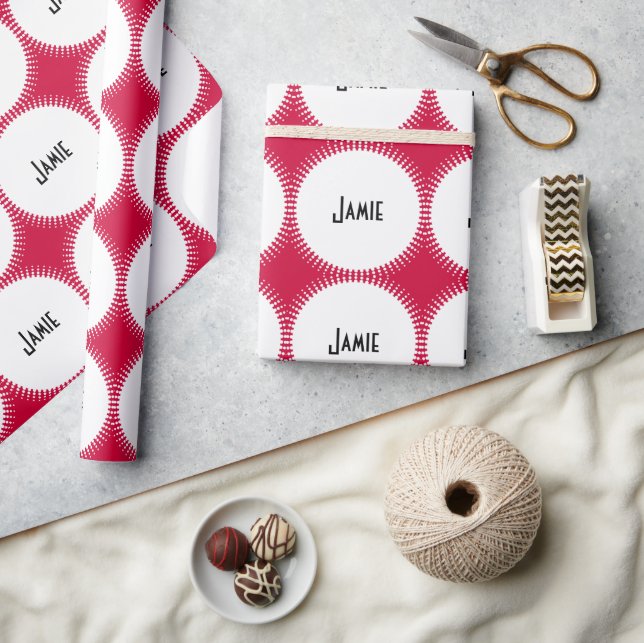 Presente Papel personalizado para empacotamento de cores (Artesanato)