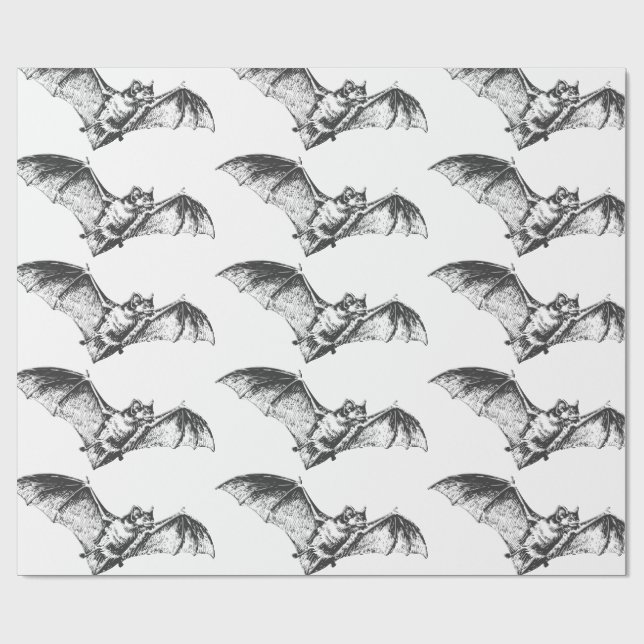 Presente Papel personalizável de moldagem BAT para o Hallow (Aberto)