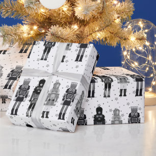 Presente Papel Preto de Molhação de Natal