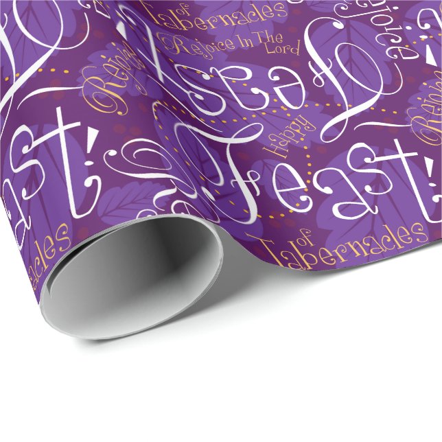 Presente Papel roxo do banquete de Scatterletter (Ponta do rolo)