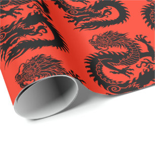 Presente Papel tradicional de enrolamento de dragões chines