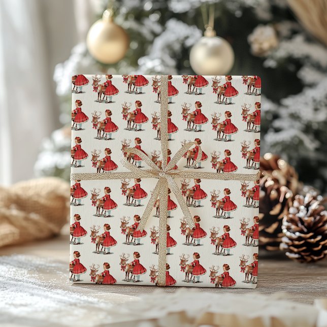 Presente Papel Tradicional de Moldagem de Natal para Gatos (Criador carregado)