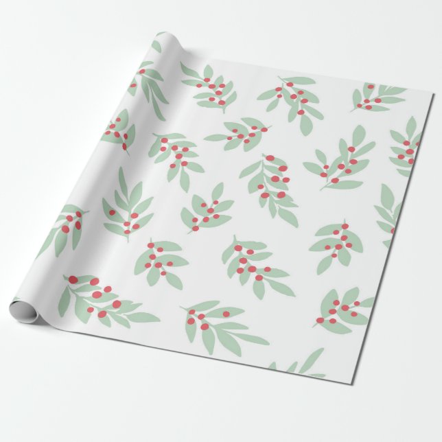 Presente Papel tradicional de moldagem de padrão de Natal d (Desenrolado)