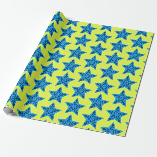 Presente Papel vibrante para moldagem de Natal (Desenrolado)