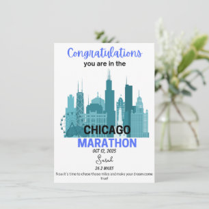 Presente para Corredor Aprovado no Chicago Maratho